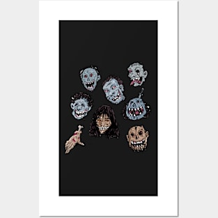 Zombie Family Posters and Art